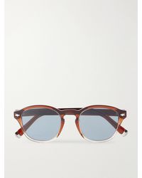 Brunello Cucinelli - Round-Frame Acetate Sunglasses - Lyst