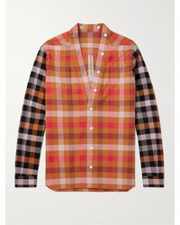Rick Owens - Checked Cotton-flannel Shirt - Lyst