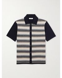 MR P. - Jude Striped Merino Wool Shirt - Lyst