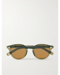 Garrett Leight - Clune X Sun Round-Frame Acetate Sunglasses - Lyst