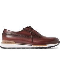 Berluti - Fast Track Leather Sneakers - Lyst