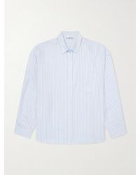 Acne Studios - Pinstriped Tencel Lyocell-Poplin Shirt - Lyst