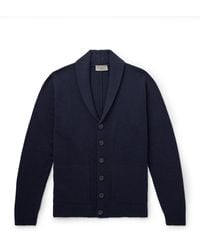 John Smedley - Rockford Shawl-Collar Recycled-Cashmere And Merino Wool-Blend Cardigan - Lyst