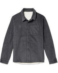 James Perse - Fleece-Lined Cotton And Wool-Blend Corduroy Jacket - Lyst