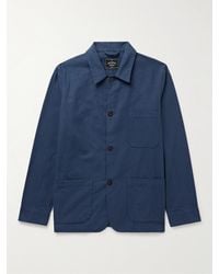 Portuguese Flannel - Labura Brushed-cotton Overshirt - Lyst