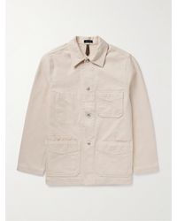 Drake's - Cotton-canvas Chore Jacket - Lyst