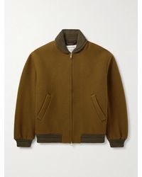A Kind Of Guise - Bajar Virgin Wool And Cashmere-blend Bomber Jacket - Lyst