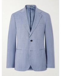 MR P. - Wool, Silk And Linen-Blend Suit Jacket - Lyst