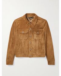 Tom Ford - Slim-Fit Suede Jacket - Lyst