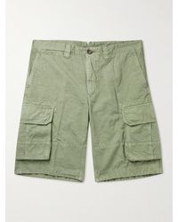 Slowear - Cotton And Linen-Blend Cargo Shorts - Lyst