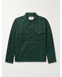 Corridor NYC - Broderie Anglaise Cotton Overshirt - Lyst