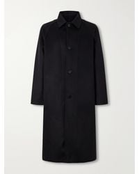 STÒFFA - Brushed Wool-Twill Coat - Lyst