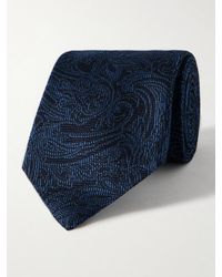 Etro - Cravatta in seta con motivo paisley jacquard - Lyst