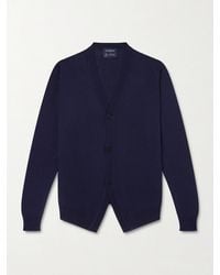John Smedley - Bill Nighy Merino Wool Cardigan - Lyst