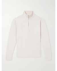 NN07 - Danny 6429 Ribbed Chenille Half-Zip Sweater - Lyst