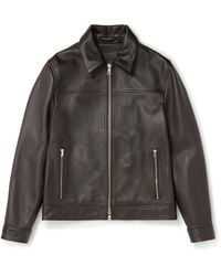 MR P. - Full-Grain Leather Coach Jacket - Lyst