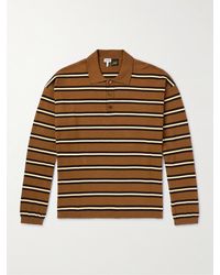 Loewe - Paula's Ibiza Striped Cotton Polo Shirt - Lyst