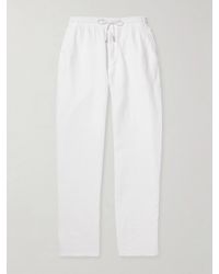 Vilebrequin - Pacha Wide-Leg Linen Drawstring Trousers - Lyst