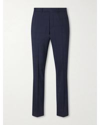 MR P. - Straight-leg Checked Wool-blend Suit Trousers - Lyst