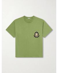Bode - Logo-Appliquéd Cotton-Jersey T-Shirt - Lyst
