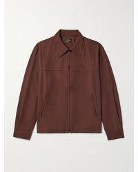 Needles - Logo-Embroidered Twill Bomber Jacket - Lyst