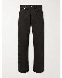 NN07 - Otis 1874 Straight-Leg Organic Cotton-Gabardine Trousers - Lyst