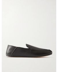 George Cleverley - Mayfair Collapsible-heel Full-grain Leather Loafers - Lyst