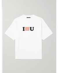 Acne Studios - T-Shirt aus Baumwoll-Jersey mit Print - Lyst