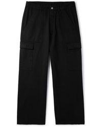 Rick Owens - Washed Cotton-twill Cargo Trousers - Lyst