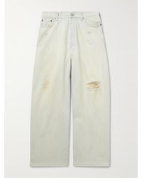 Acne Studios - Jeans A Gamba Larga Effetto Consumato - Lyst