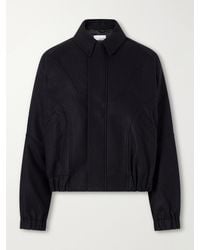 SAGE NATION - Jiji Panelled Melton Wool Jacket - Lyst