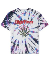 Wacko Maria - High Times Tie-dyed Printed Cotton-jersey T-shirt - Lyst