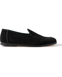 VINNY'S - Belgee Suede Loafers - Lyst