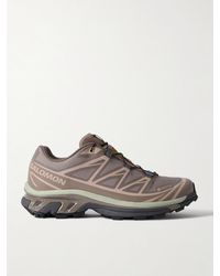 Salomon - Xt-6 Rubber-trimmed Gore-tex Mesh Sneakers - Lyst