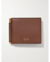 Tom Ford - Full-Grain Leather Billfold Wallet With Money Clip - Lyst