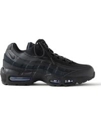 Nike - Air Max 95 Essential Leather- And Suede-trimmed Mesh Sneakers - Lyst