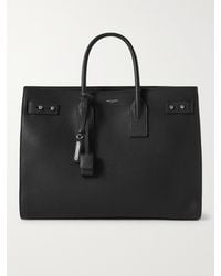 Saint Laurent - Sac De Jour große Tote aus vollnarbigem Leder - Lyst