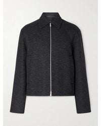 Jil Sander - Virgin Wool Blouson Jacket - Lyst