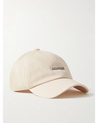 Jacquemus - Gadjo Baseballkappe aus Baumwoll-Twill mit Logoverzierung - Lyst