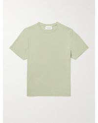 FRAME - Duo Fold Cotton-jersey T-shirt - Lyst