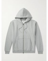 Nike - Solo Swoosh Kapuzenjacke aus Jersey aus einer Baumwollmischung mit Logostickerei - Lyst