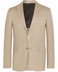Zegna - Slim-fit Wool And Linen-blend Suit Jacket - Lyst