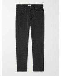 Hartford - Tim Straight-Leg Cotton-Blend Corduroy Trousers - Lyst