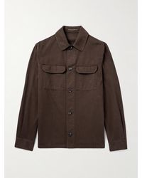 Slowear - Incotex Cotton And Cashmere-Blend Overshirt - Lyst