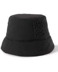 Loewe - Logo-Appliquéd Padded Nylon Bucket Hat - Lyst