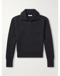 Lemaire - Wool Zip-Up Cardigan - Lyst