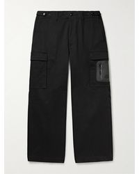 Moncler - Cotton-Blend Twill Cargo Trousers - Lyst