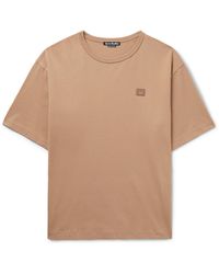 Acne Studios - Exford Logo-appliquéd Cotton-jersey T-shirt - Lyst