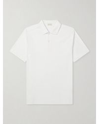 Dries Van Noten - Cotton-Jersey Polo Shirt - Lyst