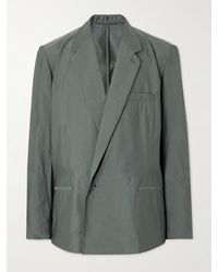 Lemaire - Cotton And Silk-blend Suit Jacket - Lyst
